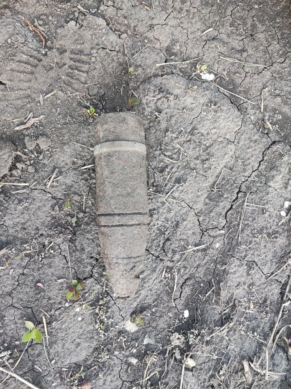 В районе села Прелестное Прохоровского района обнаружен взрывоопасный предмет