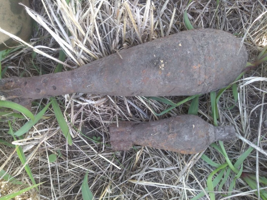 В районе села Беленихино Прохоровского района обнаружены взрывоопасные предметы
